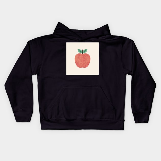 Apple My Apple Kids Hoodie by moonlightprint